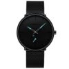 Men’s Classic Style Black Steel Watch Mens Watches Watches 