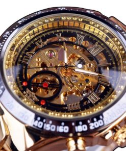 Men’s Stainless Steel Skeleton Watch Mens Watches Watches