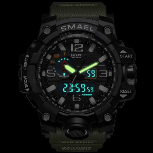 Rugged Sports Watches for Men with Digital and Analogue Display Mens Watches Watches