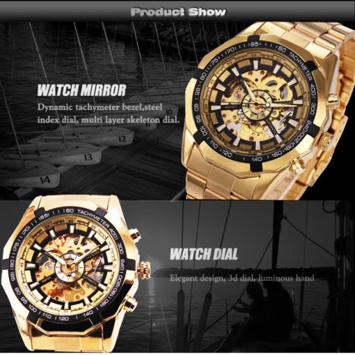Cool Men’s Skeleton Automatic Mechanical Watch Mens Watches Watches