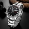 Men’s Dual Display Design Stainless Steel Watch Mens Watches Watches 