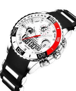 Stylish Sports Wristwatches for Men with Dual Dial Mens Watches Watches