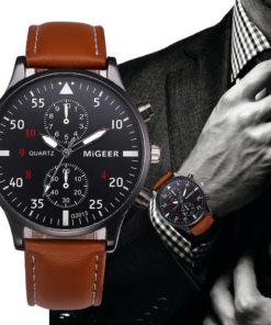 Men’s Retro Leather Watch Mens Watches Watches