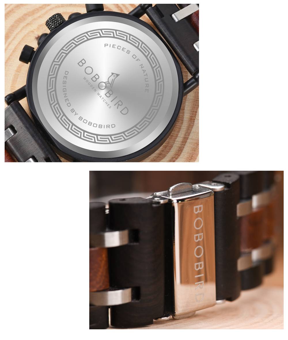 Men's Mechanical Wooden Watch