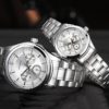 Couple Watch Silver