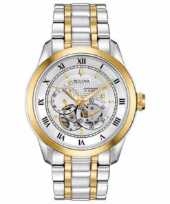 Bulova Two-Tone 98A230 Automatic Men’s Watch New Collections Watches Mens Watches