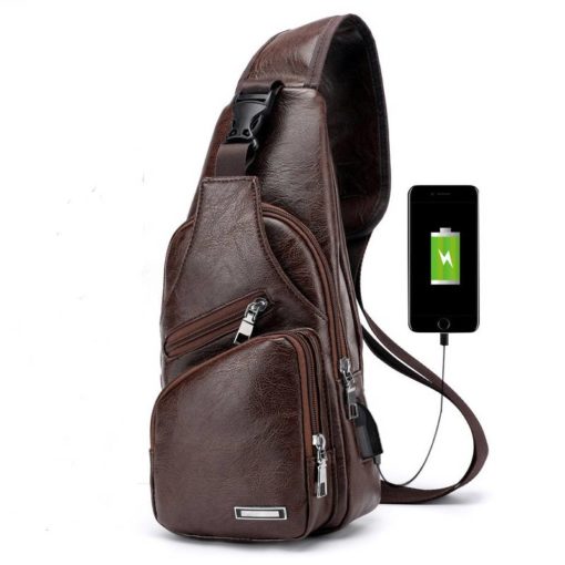 Men’s Leather Shoulder Smart Bag Sale