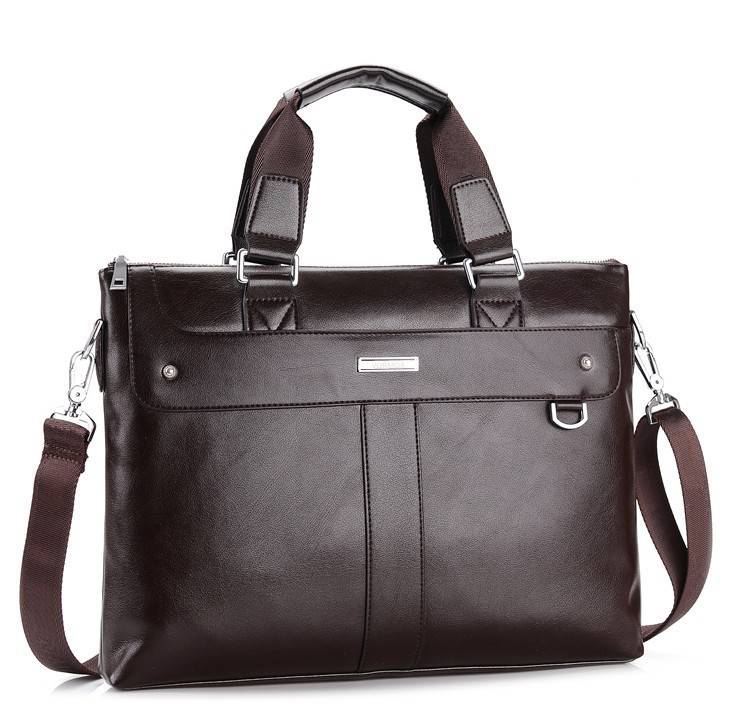 Men's Casual Leather Portfolio Bag