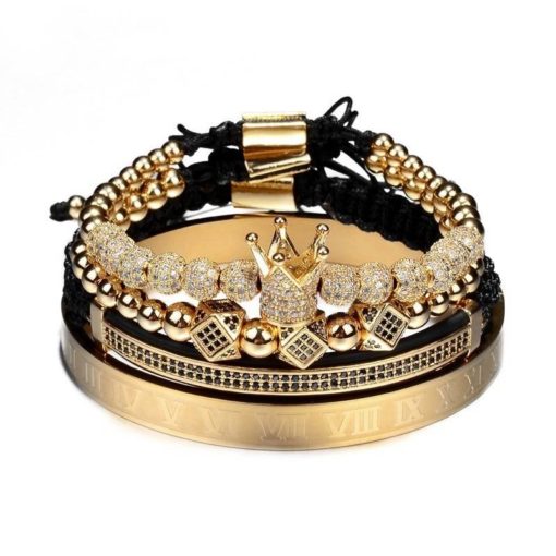 Men’s Crown Decorated Bracelet Sale