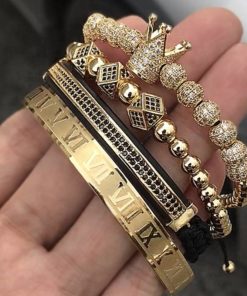 Men’s Crown Decorated Bracelet Sale
