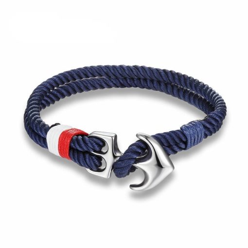 Men’s Anchor Design Rope Bracelet Sale