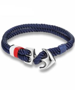 Men’s Anchor Design Rope Bracelet Sale