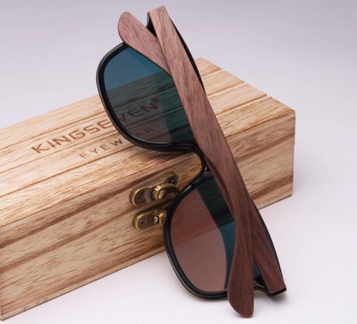 Men’s Wooden Frame Polarized Sunglasses Sale