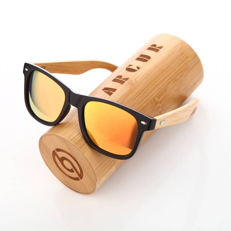 Men's Polarized Bamboo Sunglasses