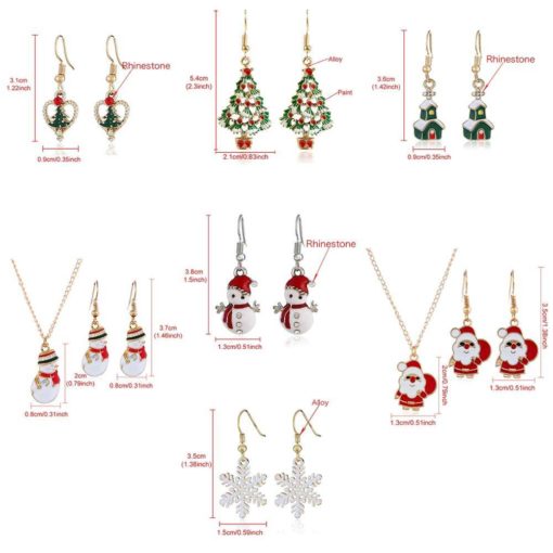 Women’s Snowflake Shaped Christmas Earrings Sale