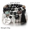 Women’s Boho Style Stone Charm Bracelet Sale 