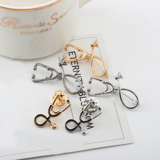 Cute Stethoscope Brooches for Doctor Sale