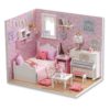 Miniature Wooden DIY Doll House for Children Budget Friendly Gifts