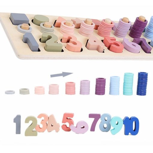 Kid’s Wooden Puzzle Math Toy Budget Friendly Gifts
