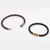 Braided Leather Unisex Bracelet with Rainbow Magnetic Clasp Budget Friendly Accessories 