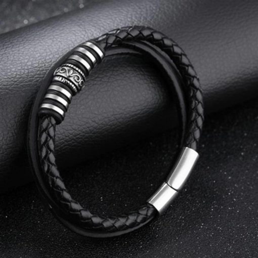 Trendy Genuine Leather Men’s Bracelet Budget Friendly Accessories