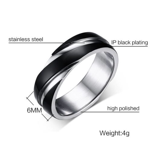 Stainless Steel Wedding Ring for Men Budget Friendly Accessories