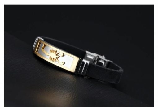 Men’s Scorpion Silicone Bracelet Budget Friendly Accessories
