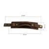 Casual Wide Unisex Leather Bracelet Budget Friendly Accessories 