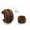 Casual Wide Unisex Leather Bracelet Budget Friendly Accessories 