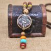 Boho African Style Wooden Men’s Pendant Necklace Budget Friendly Accessories 