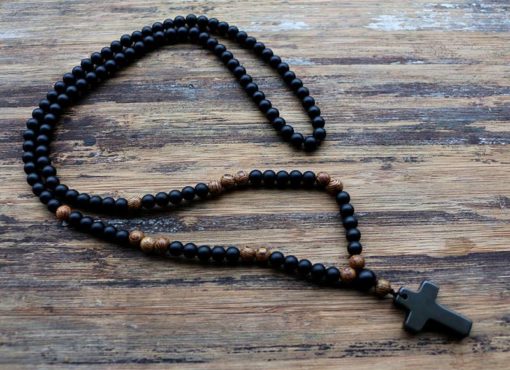 Wood Beads With Black Stone Budget Friendly Accessories