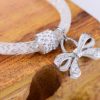 Lovely Bow Pendant Crystal Bracelet for Girls Budget Friendly Accessories 