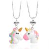 Multicolor Unicorn Shaped Necklaces Set Budget Friendly Accessories 