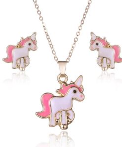 Girls’ Unicorn Shaped Jewelry Set Budget Friendly Accessories