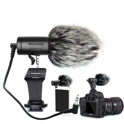 Portable 3.5 mm Microphone with Wind Shield Budget Friendly Gifts