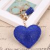 Heart Shaped Keychain with Crystals Budget Friendly Gifts 
