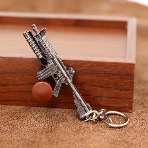Silver Plated Weapon Keychain Budget Friendly Gifts