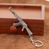 Silver Plated Weapon Keychain Budget Friendly Gifts 