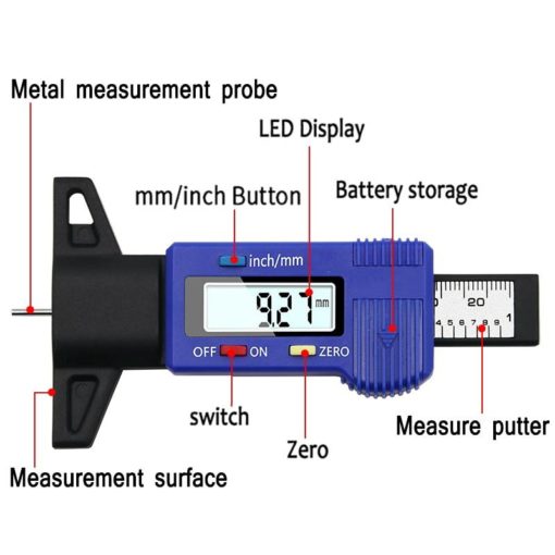 Digital Car Tire Tread Depth Gauge Weekly Featured Products