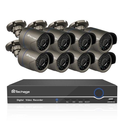 8 Channels 1080P Outdoor Security System Cool Tech Gifts