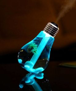 Bulb Shaped Air Humidifier with LED Night Light Cool Tech Gifts