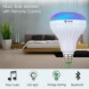 Wireless Bluetooth Speaker and RGB Bulb LED Lamp Cool Tech Gifts 