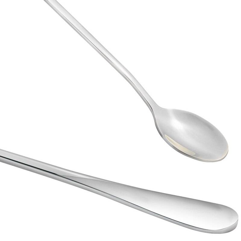 Long Stainless Steel Cocktail Spoons Set