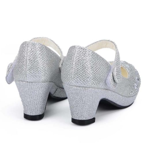 Girl’s Cute Bright Heeled Shoes Shoes Kids Shoes