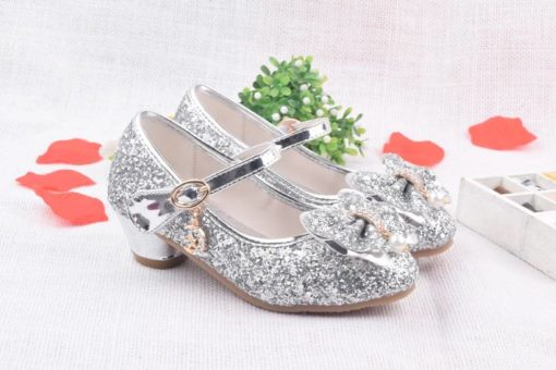 Glitter Brilliant Leather Shoes For Girls Shoes Kids Shoes
