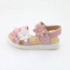 Girl’s Cute Sandals with Flowers Shoes Kids Shoes