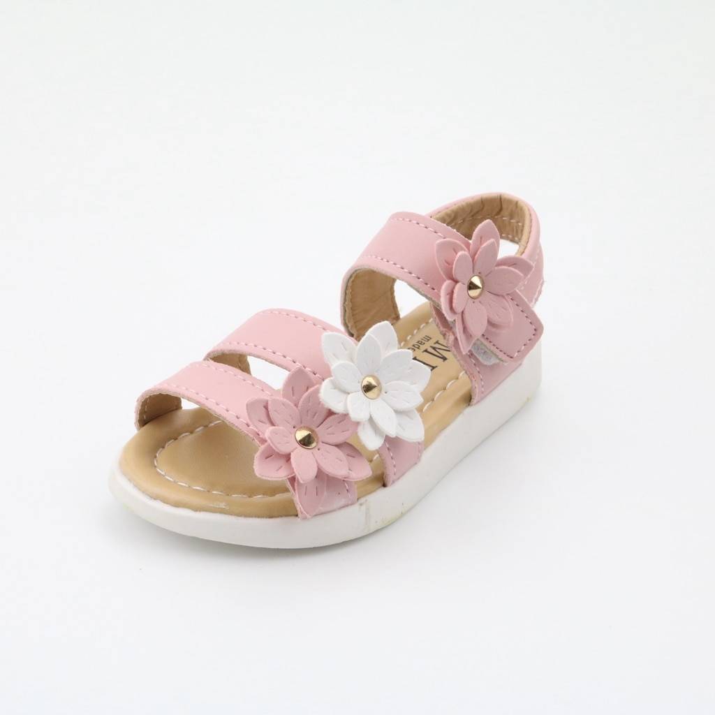 Girl's Cute Sandals with Flowers