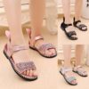 Girl’s Flat Rubber Sandals Shoes Kids Shoes 