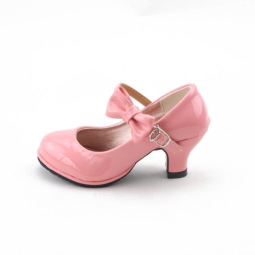 Kid’s Heelled Shoes with Bow Shoes Kids Shoes
