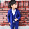 Boy’s Plaid Three Pieces Suit Set Clothing Sets Children's Boy Clothing 